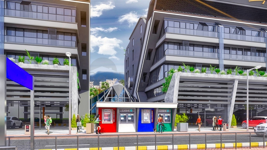  مكتب ومحلات تجارية في وسط مدينة أنطاليا