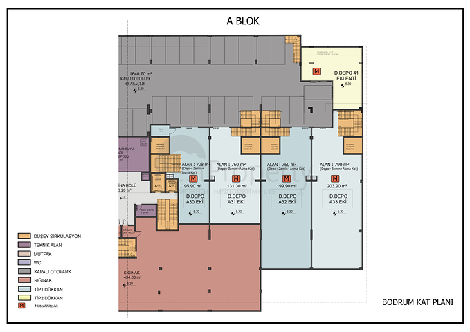  مكتب ومحلات تجارية في وسط مدينة أنطاليا