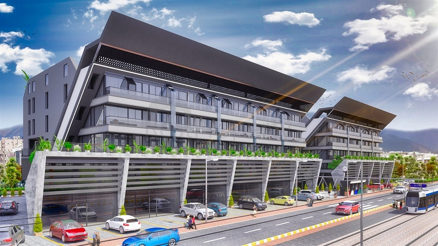  مكتب ومحلات تجارية في وسط مدينة أنطاليا