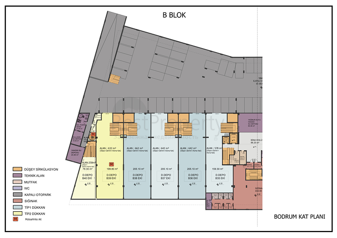  مكتب ومحلات تجارية في وسط مدينة أنطاليا
