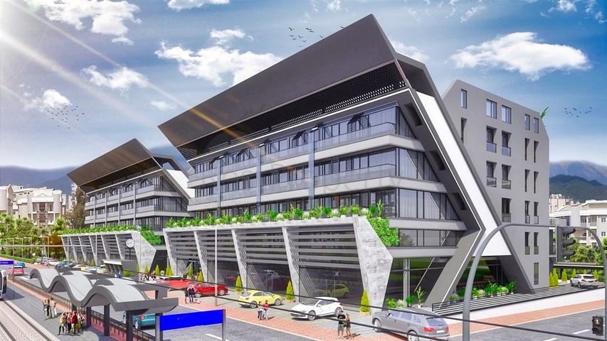  مكتب ومحلات تجارية في وسط مدينة أنطاليا