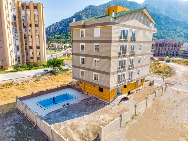 شقة 1 + 1 في منطقة ساريسو - أنطاليا