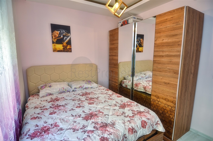 شقة 1 + 1 في منطقة ساريسو - أنطاليا