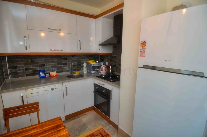 شقة 1 + 1 في منطقة ساريسو - أنطاليا