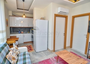 شقة 1 + 1 في منطقة ساريسو - أنطاليا