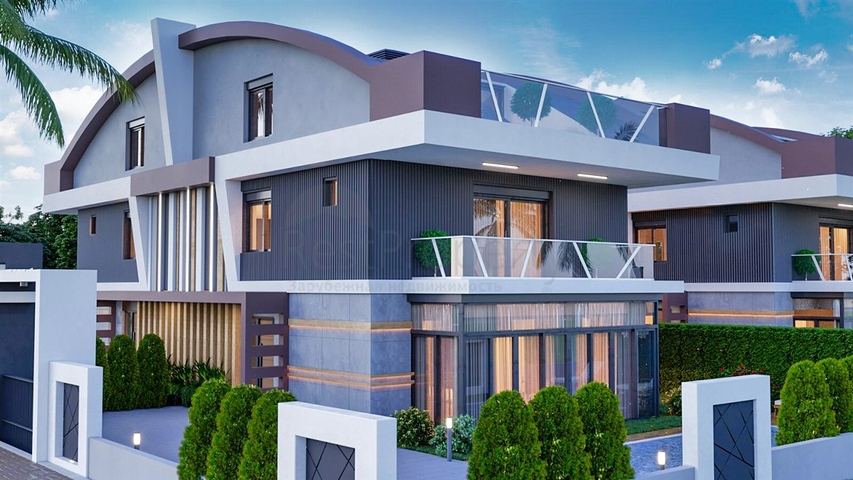  فيلا 3 + 1 في منطقة غوزلوبا- أنطاليا