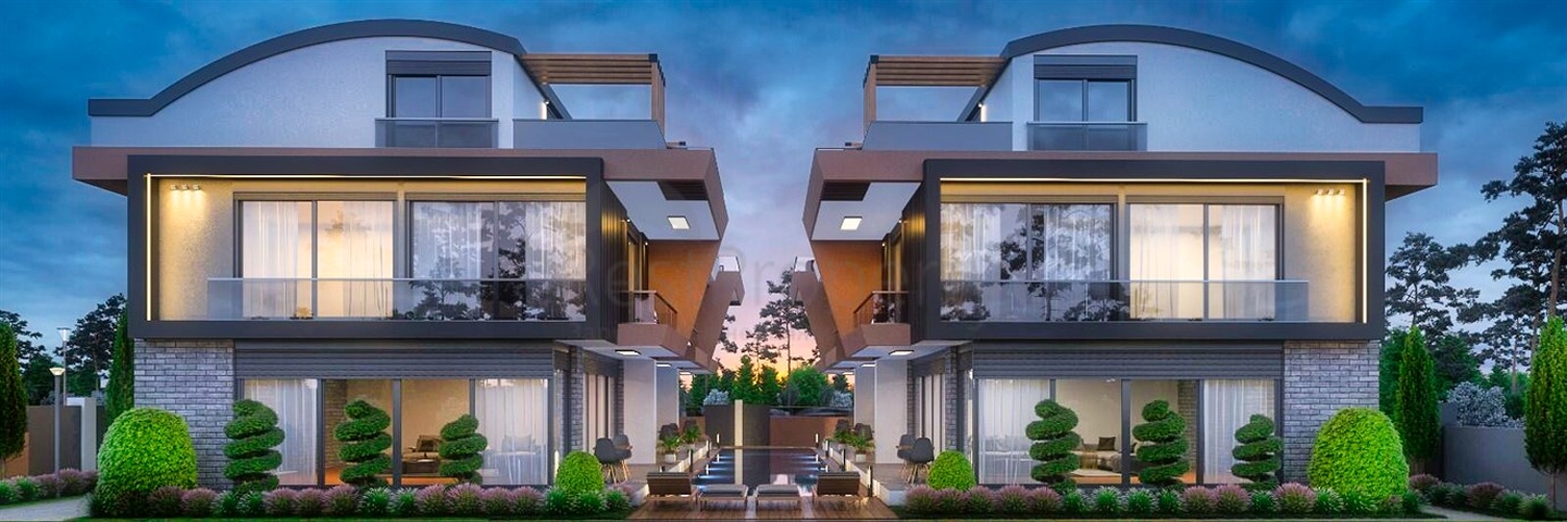  فيلا 3 + 1 في منطقة غوزلوبا- أنطاليا