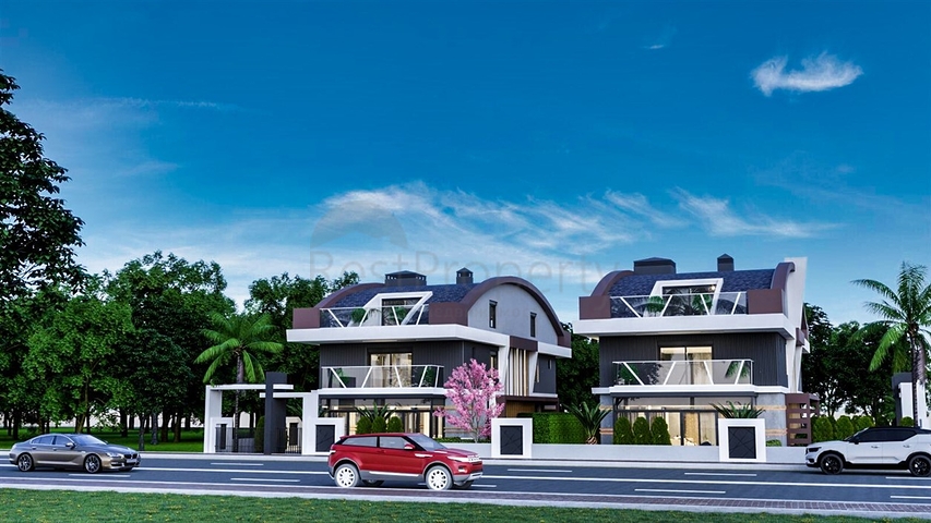  فيلا 3 + 1 في منطقة غوزلوبا- أنطاليا