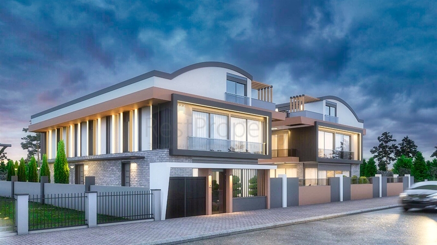  فيلا 3 + 1 في منطقة غوزلوبا- أنطاليا