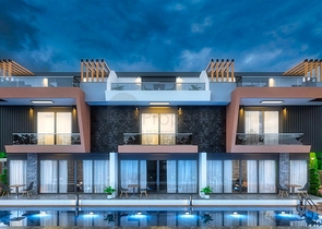  فيلا 3 + 1 في منطقة غوزلوبا- أنطاليا