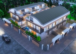  فيلا 3 + 1 في منطقة غوزلوبا- أنطاليا