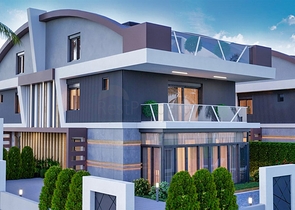  فيلا 3 + 1 في منطقة غوزلوبا- أنطاليا