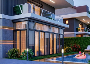  فيلا 3 + 1 في منطقة غوزلوبا- أنطاليا