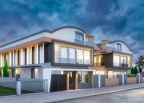  فيلا 3 + 1 في منطقة غوزلوبا- أنطاليا