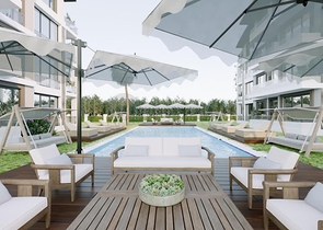 شقق 2 + 1 ، 4 + 1 لها في بيليك - أنطاليا