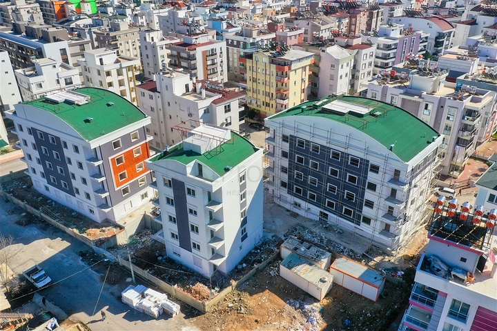 شقق 1 + 1 ، 2 + 1 و 3 + 1 في منطقة جيبزلي- أنطاليا