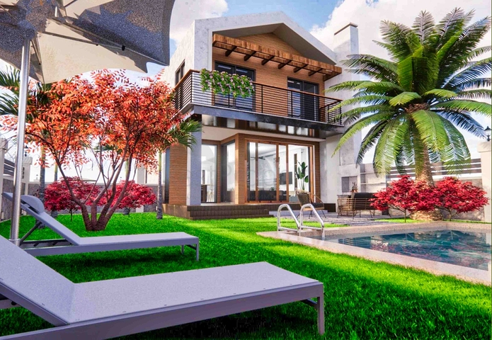 فلل 4 + 1  في دوشمالتي - أنطاليا