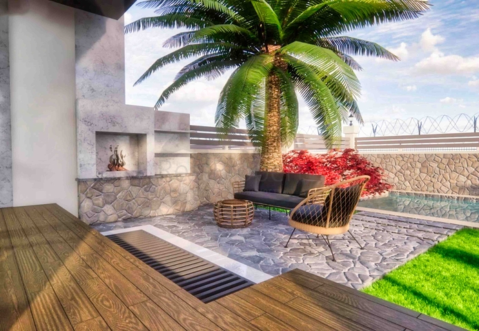 فلل 4 + 1  في دوشمالتي - أنطاليا