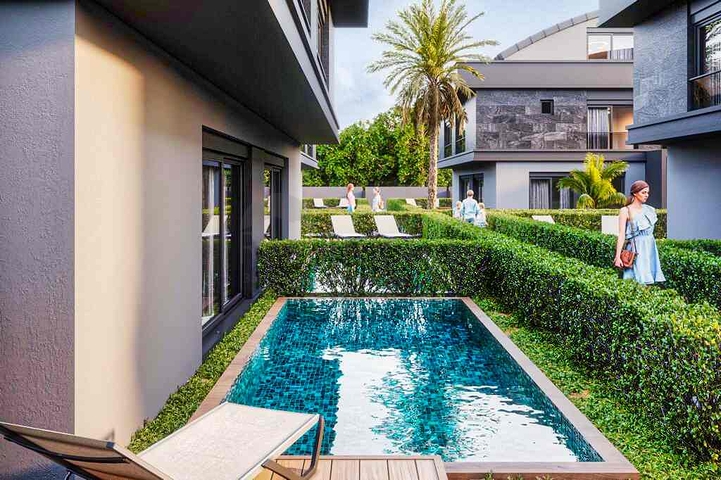 فيلا 7 + 1 في  المولايوسف - انطاليا