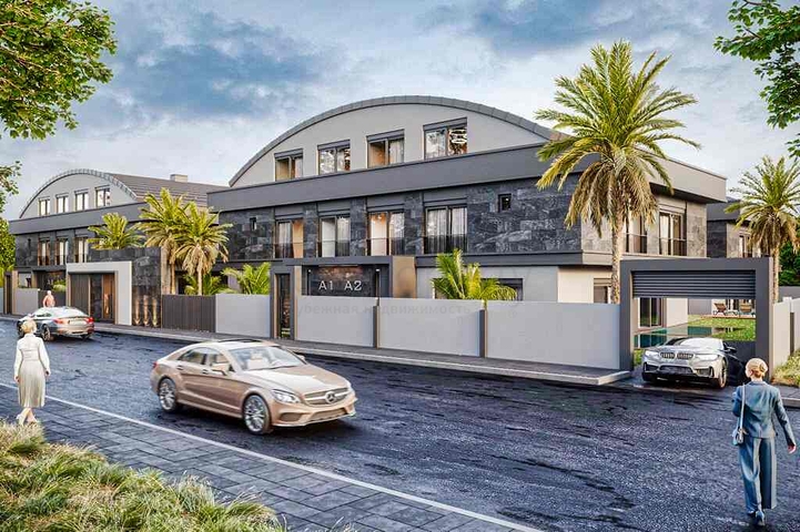 فيلا 7 + 1 في  المولايوسف - انطاليا