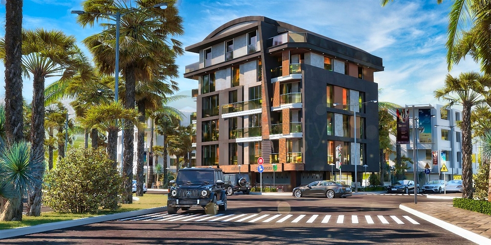 شقق 1 + 1 و 2 + 1 في منطقة هورما - أنطاليا