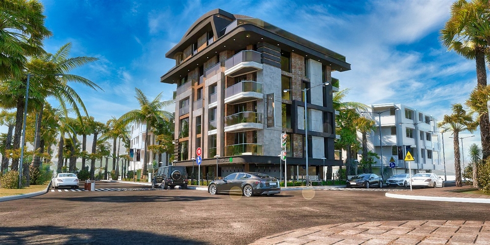 شقق 1 + 1 و 2 + 1 في منطقة هورما - أنطاليا