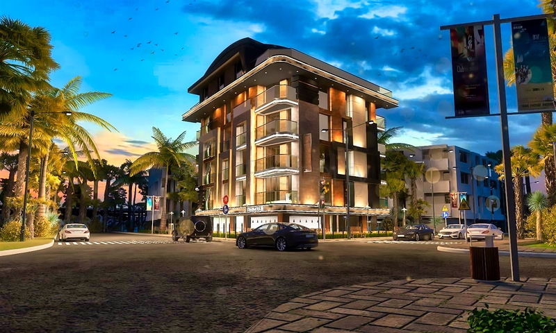 شقق 1 + 1 و 2 + 1 في منطقة هورما - أنطاليا