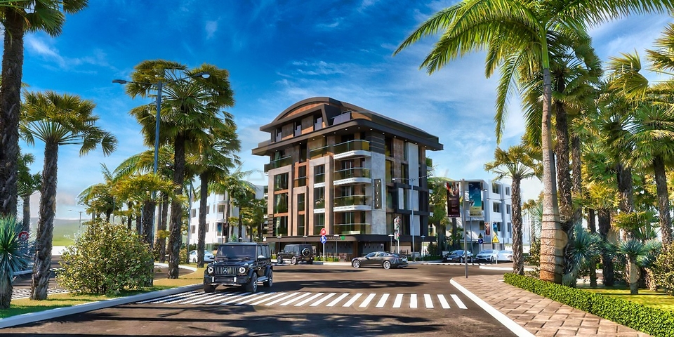 شقق 1 + 1 و 2 + 1 في منطقة هورما - أنطاليا