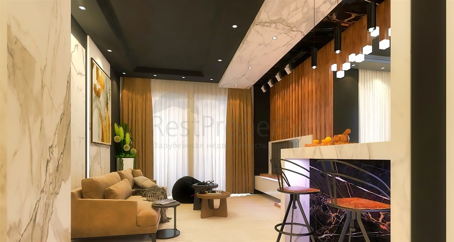 شقق 1 + 1 و 2 + 1 في منطقة هورما - أنطاليا