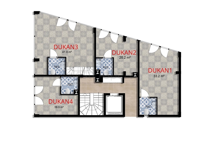 شقق 1 + 1 و 2 + 1 في منطقة هورما - أنطاليا