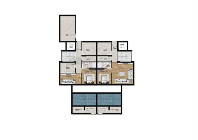 6 + 2 فيلا في ألتنتاش - أنطاليا