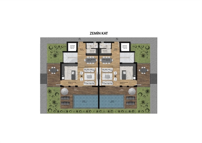 6 + 2 فيلا في ألتنتاش - أنطاليا