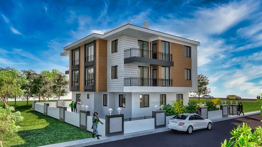 شقق 1 + 1 و 3 + 1 في كيبيز - أنطاليا