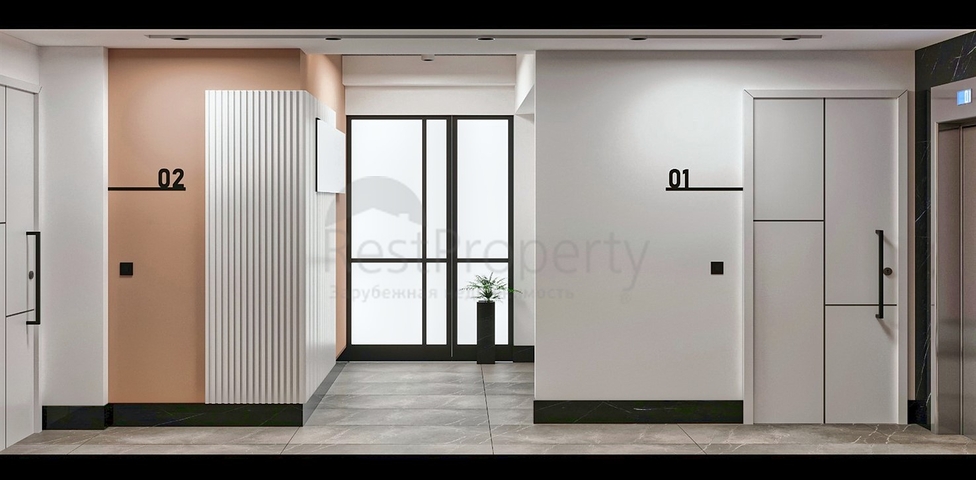 شقق 1 + 1 و 2 + 1 في وسط أنطاليا