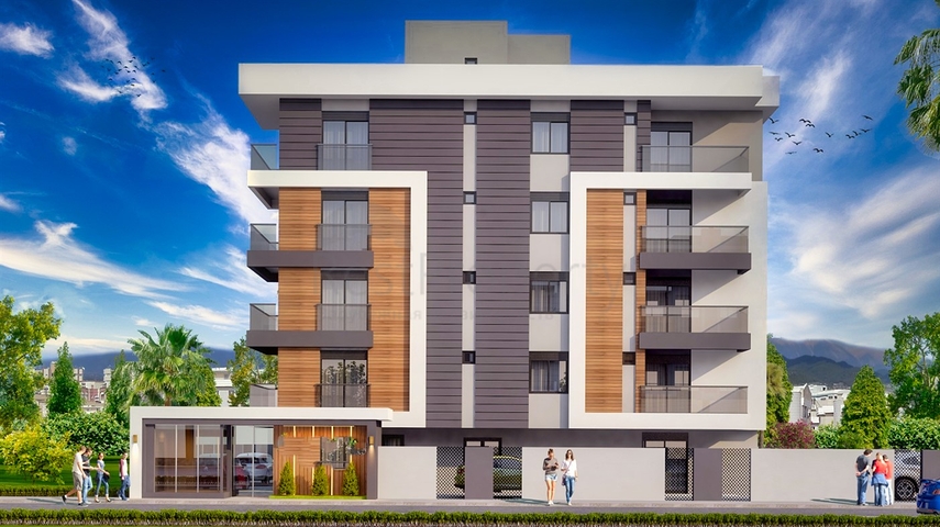 شقق  1 + 1 و 2 + 1 في منطقة كيزيلاريك - أنطاليا