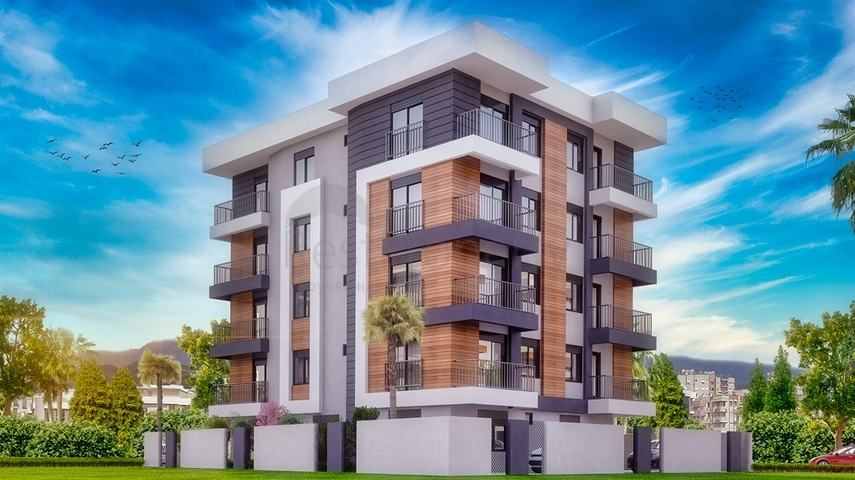 شقق  1 + 1 و 2 + 1 في منطقة كيزيلاريك - أنطاليا