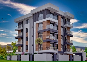 شقق  1 + 1 و 2 + 1 في منطقة كيزيلاريك - أنطاليا