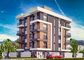 شقق  1 + 1 و 2 + 1 في منطقة كيزيلاريك - أنطاليا