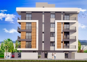 شقق  1 + 1 و 2 + 1 في منطقة كيزيلاريك - أنطاليا