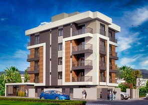 شقق  1 + 1 و 2 + 1 في منطقة كيزيلاريك - أنطاليا