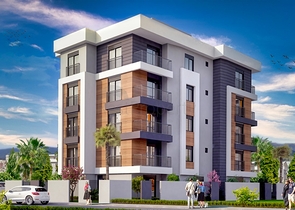 شقق  1 + 1 و 2 + 1 في منطقة كيزيلاريك - أنطاليا