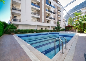 شقة 1 + 1 في منطقة هورما الصغيرة - أنطاليا