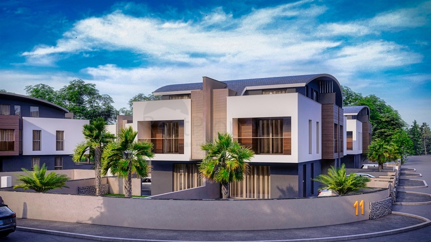 فلل في المجمع 5 + 1 في منطقة دوشمالتي - انطاليا