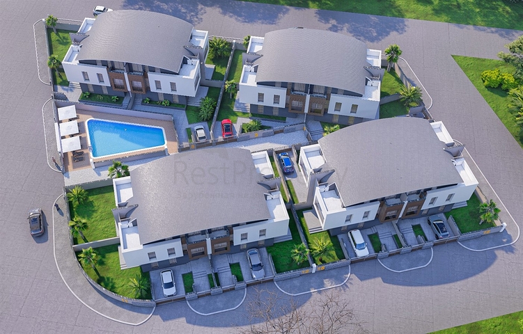 فلل في المجمع 5 + 1 في منطقة دوشمالتي - انطاليا