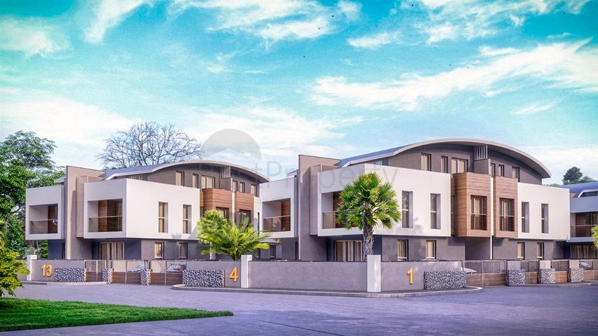 فلل في المجمع 5 + 1 في منطقة دوشمالتي - انطاليا