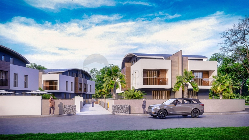 فلل في المجمع 5 + 1 في منطقة دوشمالتي - انطاليا