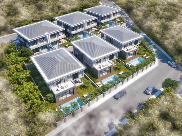 فلل 4+1 و 6+1 في منطقة دوشيمالتي - أنطاليا 