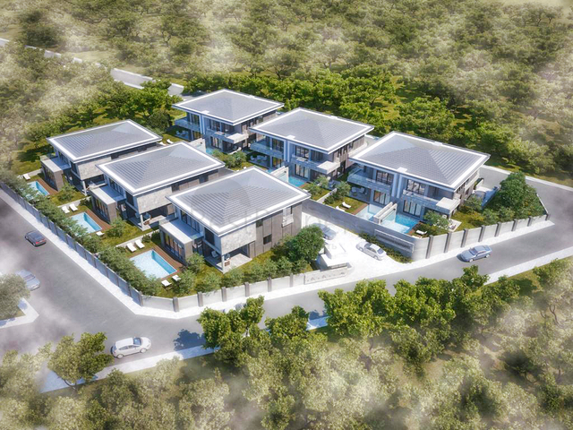 فلل 4+1 و 6+1 في منطقة دوشيمالتي - أنطاليا 