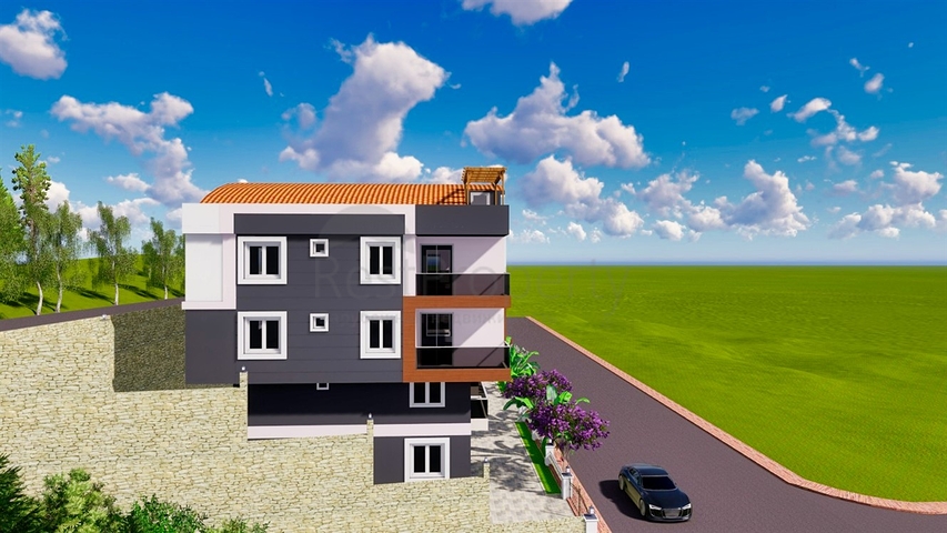 شقق 2+1 ، 3+1 و 4+1 في منطقة كيبيز - أنطاليا