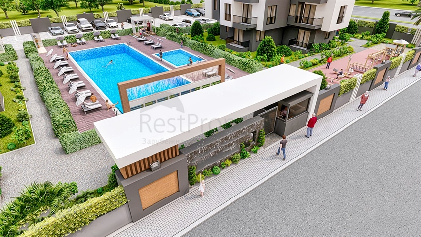 شقق تخطيط 1+1,2+1 في منطقة كيبيز-أنطاليا 